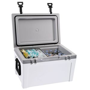 "52 Qt <b>Insulated</b> Hard Cooler 15L Capacity Holds 50 Cans Heavy Duty Ice Retention Portable <b>Lunch</b> <b>Box</b> Camp Ice Chest" - Product Image 1