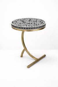 Bone Inlay Required Embedding Luxury Designs Bedside Table <b>Cabinet</b> Bedside Bone Inlay Table Living Room Furniture From India - Product Image 2