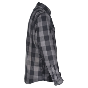 OEM Custom <b>Men's</b> Polyester/Cotton Canvas Solid <b>Turtleneck</b> Long Sleeve Flannel Shirts Soft Comfortable Breathable Quick Dry Plus - Product Image 4