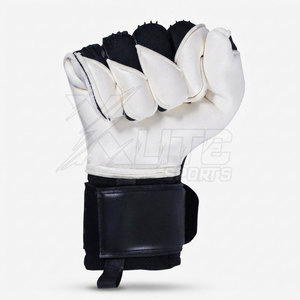 Gants d'entraînement de gardien de but en cuir antidérapants avec fermeture auto-agrippante unisexe pour l'entraînement au football, les séances d'entraînement d'équipe et les académies - Product Image 5