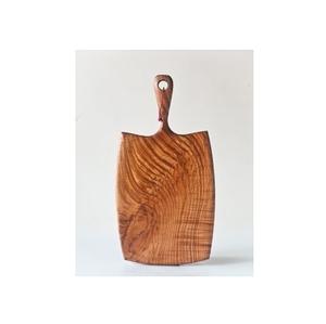 Tabla de Cortar Redonda de Madera Pulida Lisa ATS Metals, Duradera y Apta para Lavavajillas, para Superficie de Corte Moderna en la Encimera de la Cocina - Product Image 1