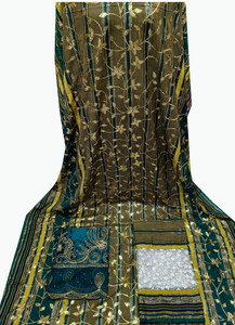 Último Modelo de Vestido de Novia Africano Elegante para Mujer, Tejido Jacquard Sólido de Spandex/Poliéster, Secado Rápido, Peso Medio, Calidad Industrial - Product Image 3