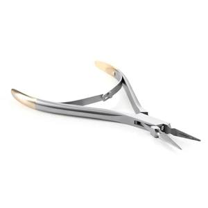 Pinzas manuales para extracción de restos radiculares dentales, alicates para eliminación de fragmentos de punta de raíz, juego de instrumentos atraumáticos rectos/curvos - Product Image 5