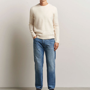 QURILL INDUSTRY Pull tricoté d'hiver pour homme – Chaud, décontracté et moderne, en mélange coton/laine doux et respirant, couleur unie - Product Image 5