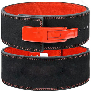 Adjustable Cowhide Waist Support Belt With Buckle Closure For Weight Lifting Strength Training Unisex Fit Seamrewear - Product Image 5