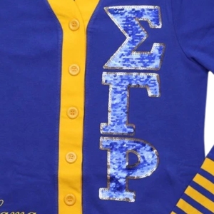 เสื้อคาร์ดิแกนผู้หญิง SGRho ประดับเลื่อม น้ำหนักเบา ปักลายวิบวับ ติดกระดุมด้านหน้า ผ้าถักนิตติ้ง สง่างาม เหมาะสำหรับชุดนักเรียนหญิง หรือชุดลำลอง - Product Image 6