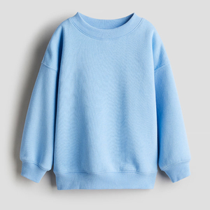 เสื้อสเวตเชิ้ตคอกลมแบบเทอร์รี่ แขนยาว พิมพ์โลโก้ได้ตามต้องการ สำหรับผู้ชายและผู้หญิง  ผ้าฟลีซไม่มีฮู้ด - Product Image 2