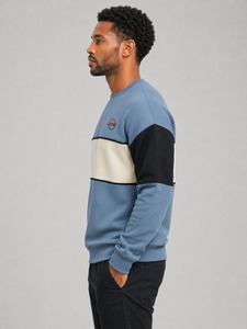 Sweat-shirt vintage délavé, col rond oversize, manches longues pour homme, pull en molleton doux, style décontracté, streetwear, athlétique, gym, mode - Product Image 2