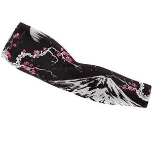 Ensemble de yoga pour femmes WARPRO INDUSTRY, manches de bras imprimées camouflage, respirant, protection anti-UV, sans couture, 100% polyester, 120g - Product Image 1