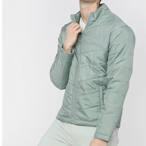 Men Casual Puffer Jacket Front Logo Winter Comfort Breathable <b>Coat</b> - Product Image 4