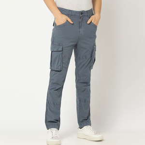 Pantalones Cargo Premium de Estilo Urbano, Pantalones Cargo Personalizados de Algodón Grueso, Impresión DTF con Logotipo Personalizado, Proveedor de Ropa al por Mayor OEM - Product Image 1