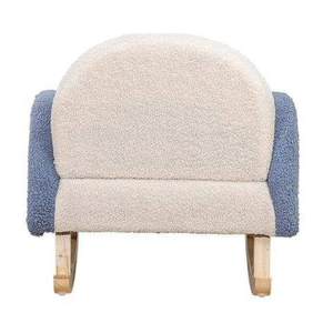 Silla Mecedora de Peluche para Niños, Sillón Infantil con Tela Suave de Peluche, Respaldo Acolchado, Silla de Lectura para Guardería - Product Image 3