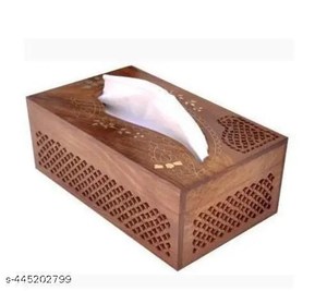 Organizador de Mesa de Madera de Alta Calidad, Cubierta Moderna para Caja de Pañuelos, para Hotel, Fiesta, Oficina, Escritorio, Organizador Decorativo Atractivo - Product Image 5