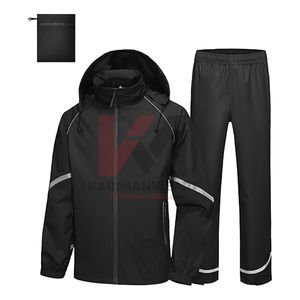 Ropa Deportiva Impermeable, Chaqueta Cortavientos, Chándal para Hombre, Sudadera con Capucha y Pantalones para Correr, Proveedor OEM - Product Image 1
