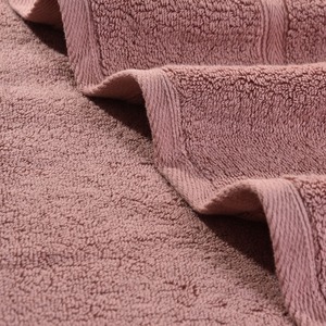 Home Use 100% Cotton <b>Towel</b> Solid Color Embroidered Logo Soft and Absorbent Woven Technics Wholesale - Product Image 6