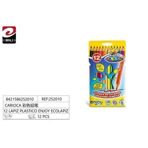 Matite colorate Carioca 12 pezzi in plastica Enjoy Ecolapiz - Product Image 1