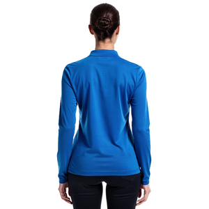 Polo uni pour femme 100% coton polyester à manches courtes, col rabattu, chemise de golf pour femme - Product Image 3