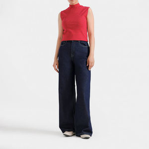 T-shirt sans manches 100 % coton pour adulte, tendance, grande taille américaine, taille asiatique et européenne, unisexe, respirant, écologique - Product Image 1