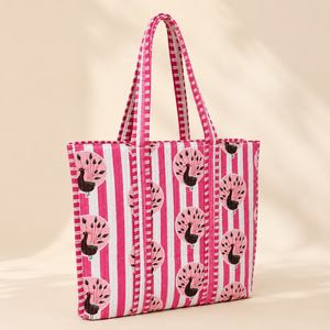Reusable Eco-Friendly Bohemian Style Peacock Print <b>Large</b> Cotton Tote <b>Bag</b> with Zipper Closure for Daily Use <b>Beach</b> Travel Shopping - Product Image 1