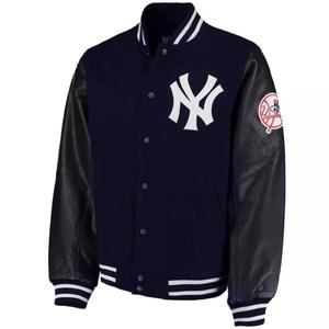 Dernières vestes Letterman pour hommes, vestes de baseball universitaires pour garçons avec manches en cuir de vache - Product Image 1