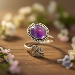 แหวนอเมทิสต์ 4.6 กรัม ชิ้นงานเครื่องประดับสุดหรู - Product Image 3