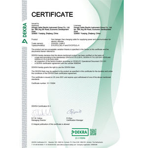 Servicio personalizado 105 grados AC 450/750V EVC07E2E2-H 5G6 Cables Fabricantes de cables <span class=keywords><strong>Cable</strong></span> EV Motor <span class=keywords><strong>Cable</strong></span> de carga para automóvil - Product Image 2