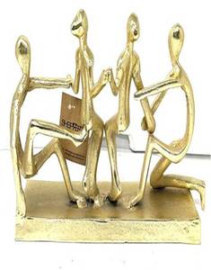 Escultura Moderna de Mano en Metal Plateado, Estatua de Dedo Indicador, Objeto Artístico Creativo con Base de Mármol, Decoración de Lujo para Hogar u Oficina - Product Image 4