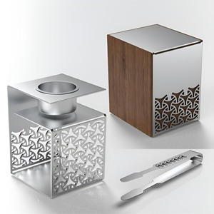 Stainless Steel Incense Burner Set <b>with</b> Sandalwood Box and Tongs Aromatherapy <b>Diffuser</b> for Home Use - Product Image 2