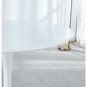 Tavolo Tulip Mid-Century da 31,5 pollici con piano in MDF, tavolo da pranzo a piedistallo per 2-4 persone, tavolo da caffè per il tempo libero - Product Image 6