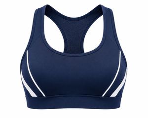 Soutien-gorge de sport dos nageur pour femme, col rond, sans coutures, respirant, léger, maintien élevé, écologique, pour fitness et activités sportives, noir - Product Image 4