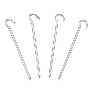 สมอบกสแตนเลส 13 นิ้ว สำหรับตั้งแคมป์กลางแจ้งทุกฤดู ด้ามจับโลหะ แบบ DIY - Product Image 1
