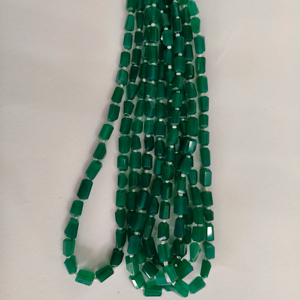 ลูกปัดหินหยกสีเขียวธรรมชาติทำด้วยมือ-ลูกปัดอัญมณีหลวมคุณภาพสูงสำหรับการทำเครื่องประดับสร้อยข้อมือและสร้อยคอ - Product Image 1