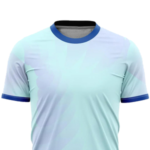 เสื้อฟุตบอลผู้ชาย ผ้าทนทาน ซักง่าย ระบายอากาศได้ดี สวมใส่สบาย ไม่ยับง่าย แขนสั้น ชุดกีฬา - Product Image 6