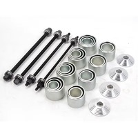 Kit d'outils de presse pour silentblocs de voiture 28 pièces, avec 20 manchons universels pour l'extraction et l'installation de silentblocs de châssis automobile, en coffret