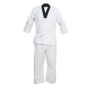Uniforme de karaté traditionnel de haute qualité, Dobok 100% coton, durable, respirant, séchage rapide, pour les étudiants, les instructeurs, les avancés - Product Image 1