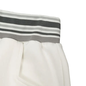 กางเกงขายาวทรงตรงผ้าคอตตอนผสมโพลีเอสเตอร์และสแปนเด็กซ์ แต่งขอบยางสีตัดกัน กางเกงวอร์มทรงหลวมสำหรับผู้ชาย มีกระเป๋าและเอวยางยืด - Product Image 4