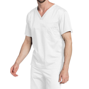 Uniformes de travail grande taille personnalisables, élégants, en Spandex-Polyester, extensibles dans les 4 sens, respirants, avec détection par aiguille, de haute qualité, en gros - Product Image 2