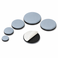 Glissière adhésive pour pieds de meubles de bureau en PTFE de 63 mm, patins de glisse pour chaises, pour bureaux et sols durs