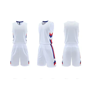 Maillot de basket-ball personnalisable avec nom d'équipe, antibactérien, 100% polyester, avec options de broderie pour adultes unisexes - Product Image 5