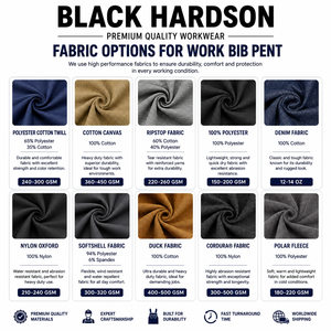 กางเกงช่างแบบมีแถบสะท้อนแสง Sales Blackhardson ผ้าโพลีเอสเตอร์ทวิล 280 GSM กันน้ำ ป้องกันแบคทีเรีย แผ่นรองเข่าสองชั้น สีเทาชาร์โคล - Product Image 2
