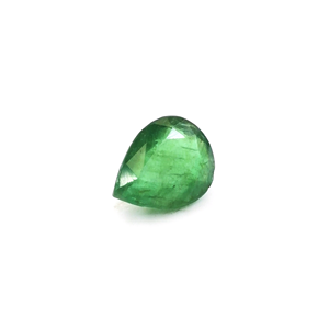 Esmeralda natural de Zambia en forma de pera de 1 quilate, piedra preciosa facetada suelta para la fabricación de joyas, lista para usar. - Product Image 3