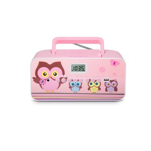 راديو دي إم محمول FM AM PLL تحميل علوي مشغل سي دي MP3 تصميم عصري مسارات قابلة للبرمجة USB راديو تحميل علوي يعمل بالتيار المستمر - Product Image 3