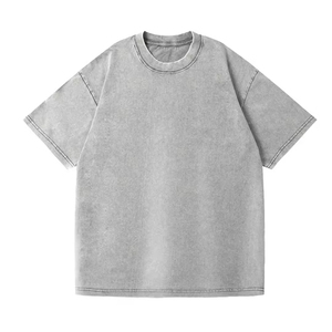 Camiseta Personalizada con Estampado DTG para Hombre, Estilo Acid Wash, Streetwear, Oversize, Stone Washed, Hip Hop, 100% Algodón, Camisetas con Gráficos Vintage - Product Image 2