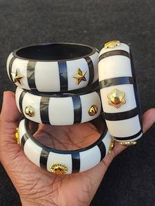 Accessoires de fête fantaisie pour filles en résine rétro faits à la main avec pierres décoratives de forme irrégulière à prix abordable par UO - Product Image 4