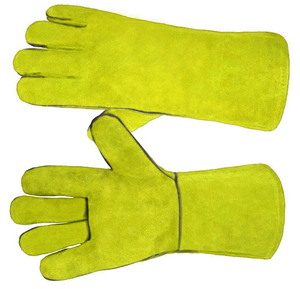 Gants de soudage TIG en cuir de chèvre de qualité supérieure résistants à la chaleur, légers, en croûte naturelle, avec pouce Keystone, pour soudeurs industriels - Product Image 3