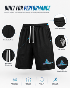 Mens Casual Breathable <b>Canvas</b> Athletic Shorts Elastic Drawstring Waist Front Side Pockets Gym Training Running Basketball - Product Image 4