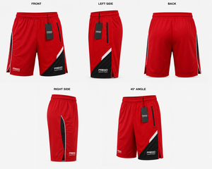Shorts d'entraînement athlétiques pour hommes, respirants, séchage rapide, écologiques, anti-plis, avec dentelle, pour la course, la gym, le fitness, taille élastique, OEM ODM - Product Image 3