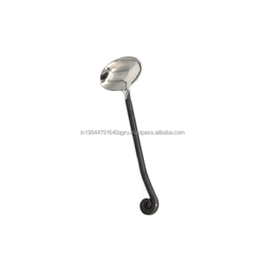 Juego de Cubiertos de acero inoxidable de alta calidad de 6 piezas de plata antigua y negro que incluye cuchara para bodas, hogar, hoteles, restaurantes - Product Image 4