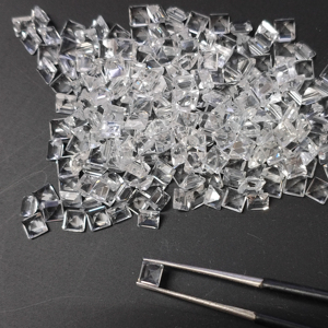 โทแพซสีขาวธรรมชาติ 3.5 มม. ทรงสี่เหลี่ยมเจียระไนแบบสเต็ปคัท คุณภาพดีที่สุด พลอยเม็ดเดี่ยวสำหรับทำเครื่องประดับ - Product Image 3