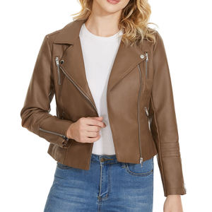 Chaquetas de Mujer al por Mayor, Nueva Colección de Invierno, Chaquetas de Cuero para Mujer de Alta Calidad con Diseño Personalizado en Venta - Product Image 1